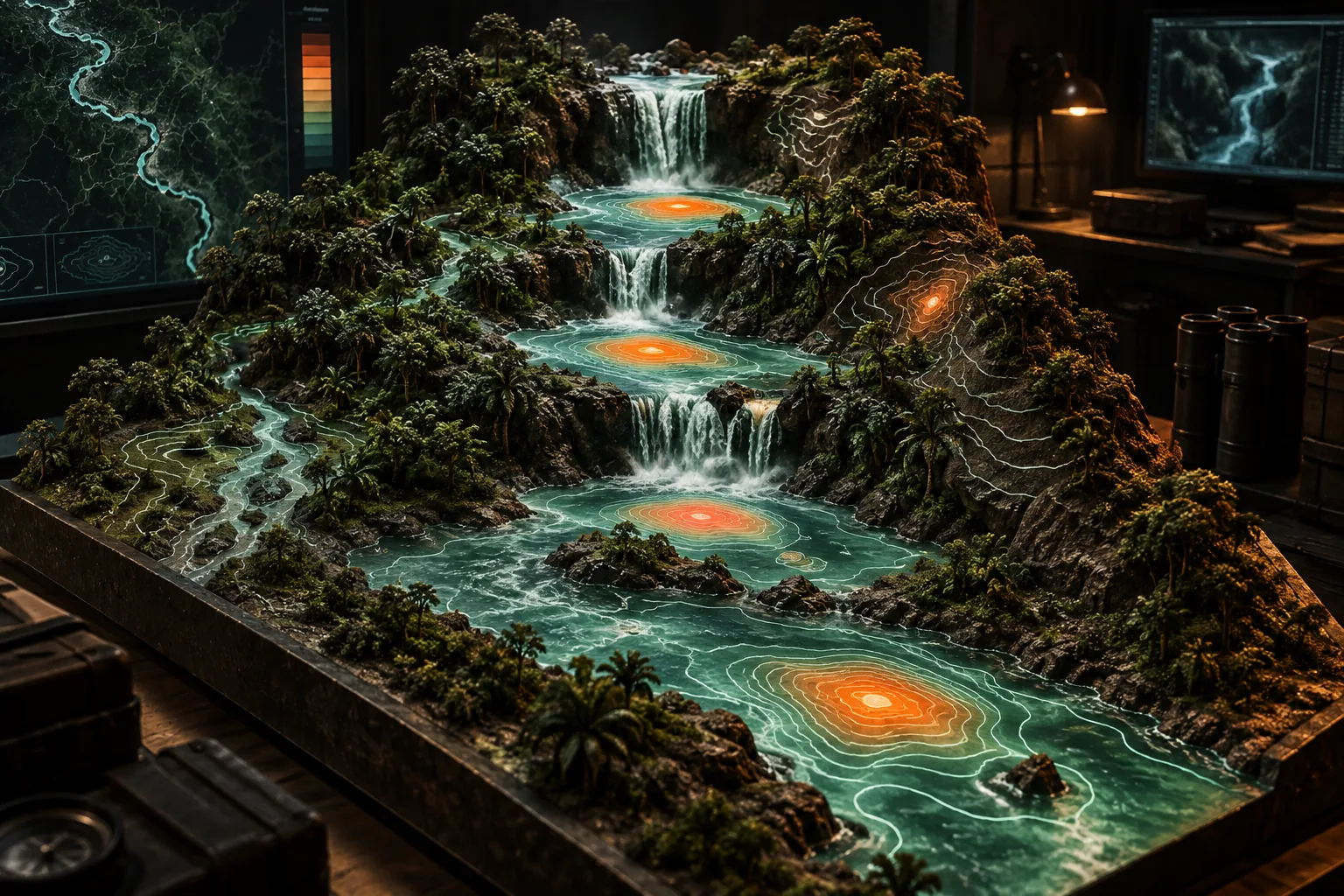 DragonSlots thermal system map for Big Bass Amazon Xtreme