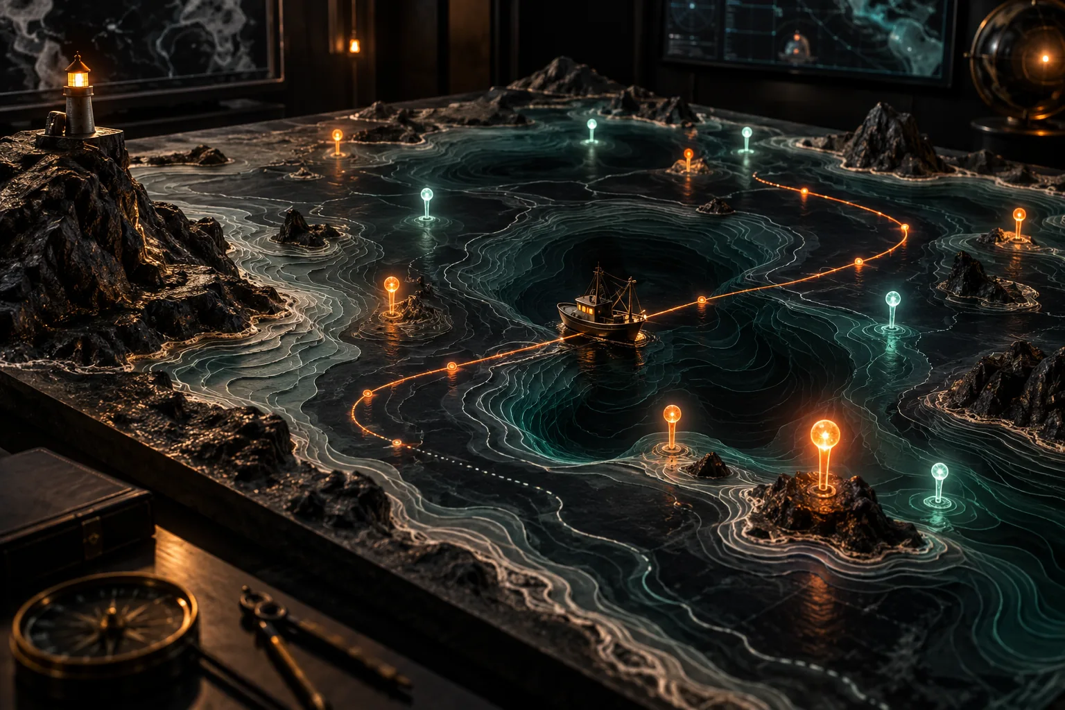 DragonSlots thermal system map for Le Fisherman